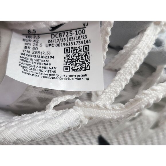 Nike Zoom Rival Track Field Distance Men White Gray Size 8.5 DC8725‎ 100 - Picture 9 of 10